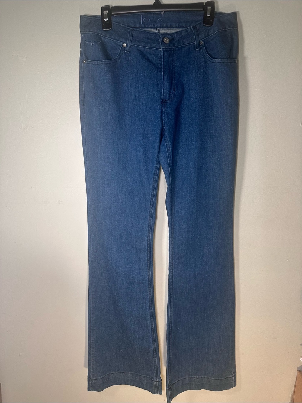 NWT KIMES Lola Trouser Jeans Dark Wash Sz 12 x 34